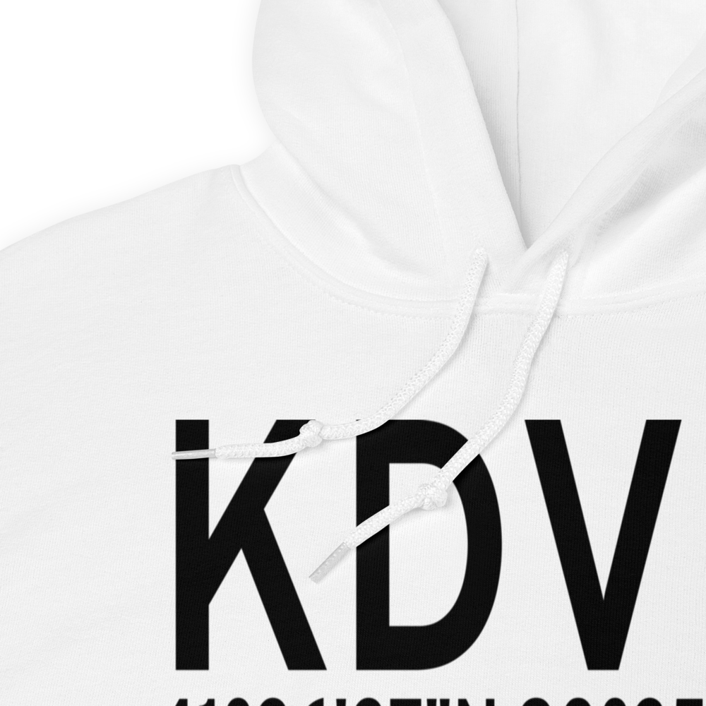 Davenport Municipal Airport (KDVN) ICAO Hoodie Sweatshirt 