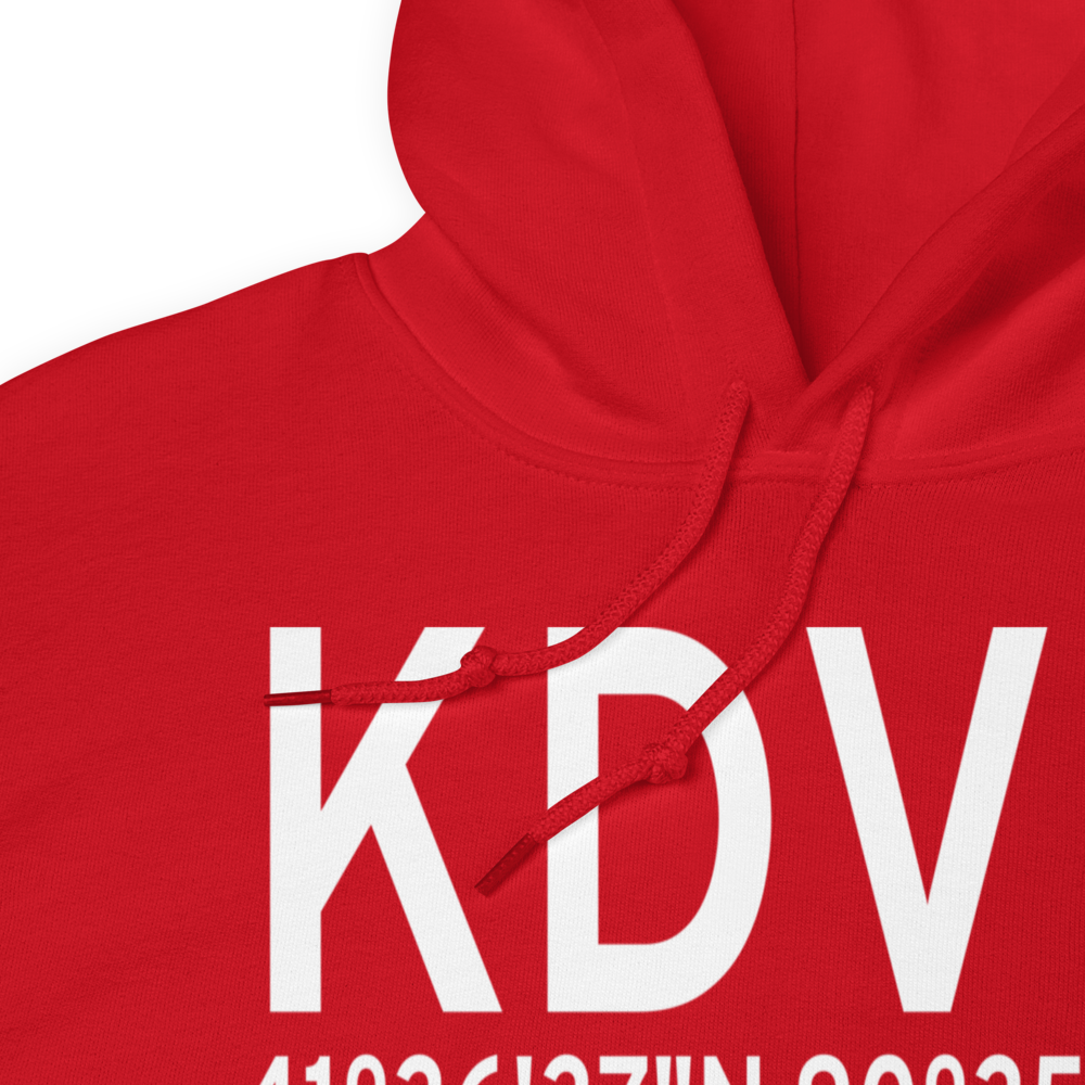 Davenport Municipal Airport (KDVN) ICAO Hoodie Sweatshirt 