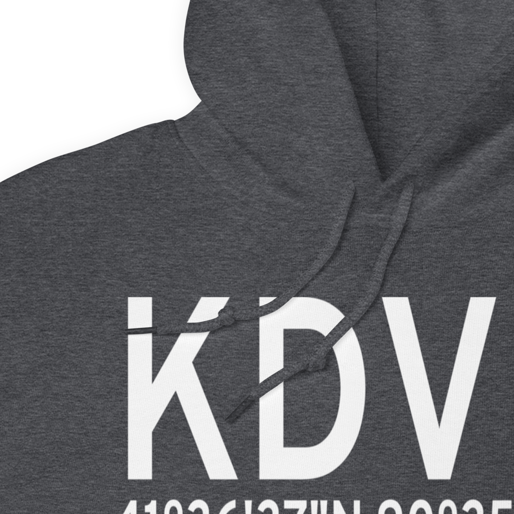 Davenport Municipal Airport (KDVN) ICAO Hoodie Sweatshirt 