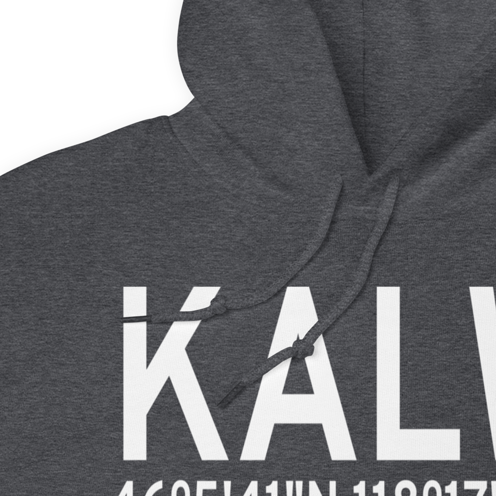 Walla Walla Regional Airport (KALW) ICAO Hoodie Sweatshirt 