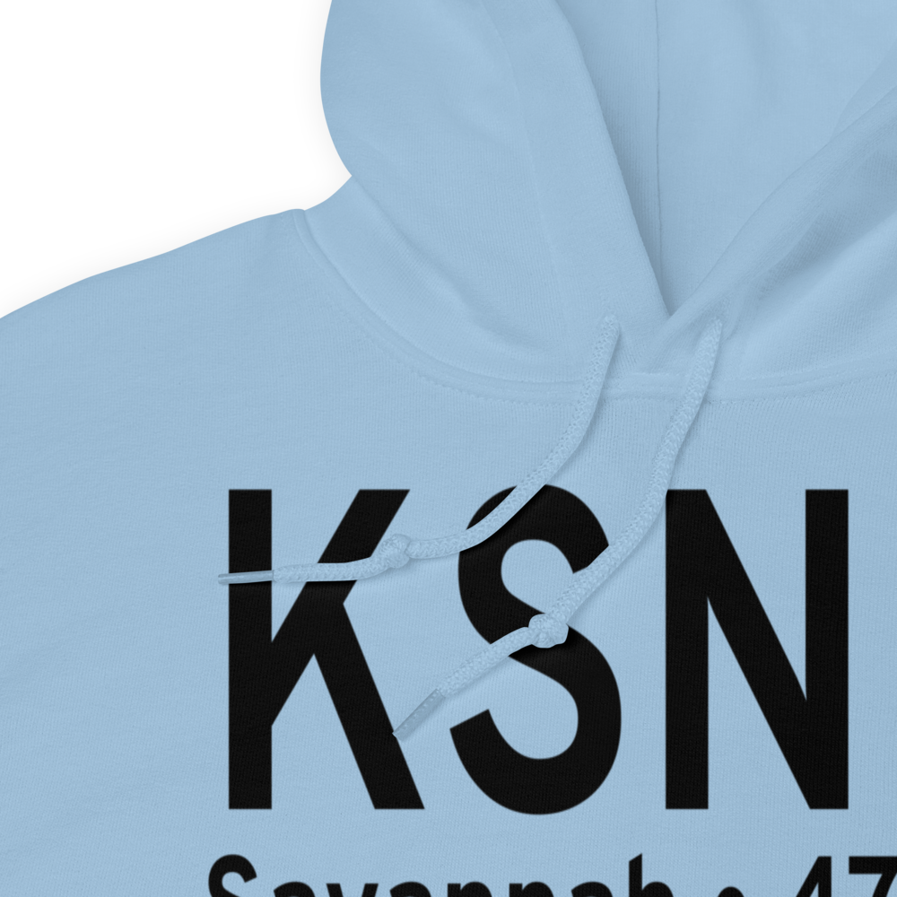 Savannah Hardin County Airport (KSNH) ICAO Hoodie Sweatshirt 