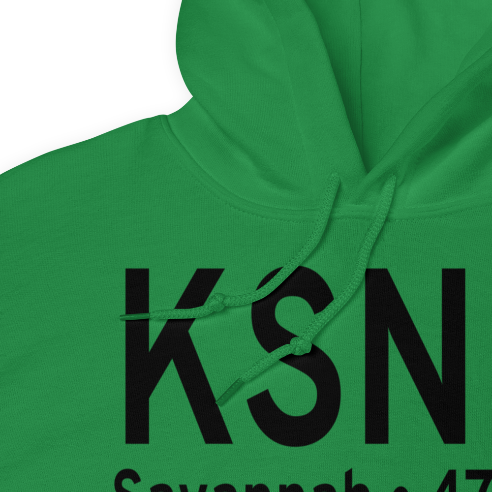 Savannah Hardin County Airport (KSNH) ICAO Hoodie Sweatshirt 