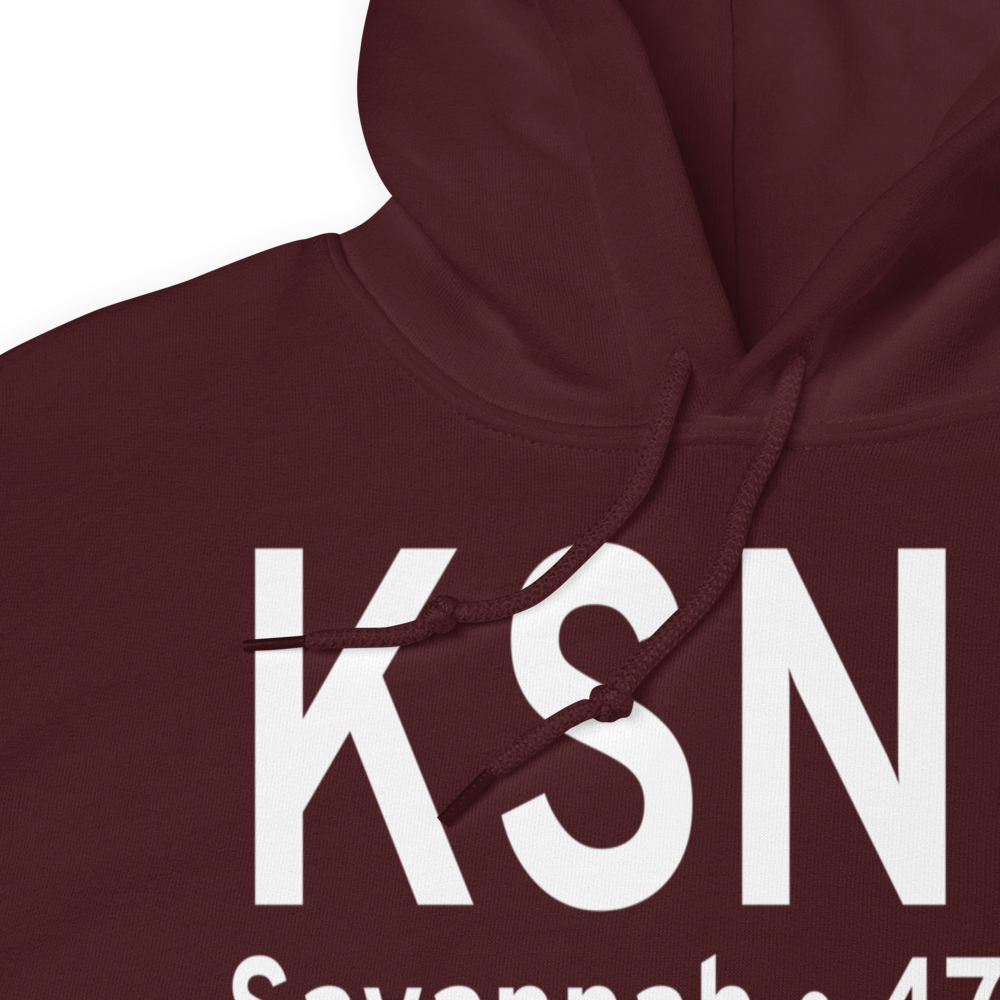 Savannah Hardin County Airport (KSNH) ICAO Hoodie Sweatshirt 