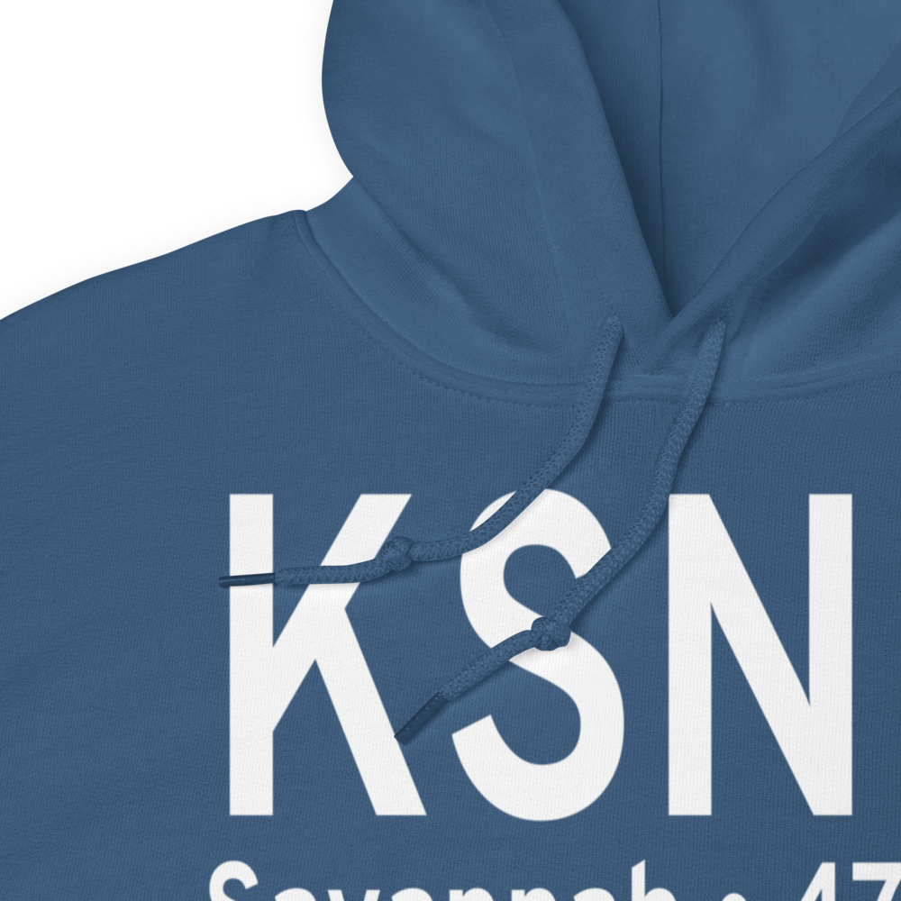 Savannah Hardin County Airport (KSNH) ICAO Hoodie Sweatshirt 