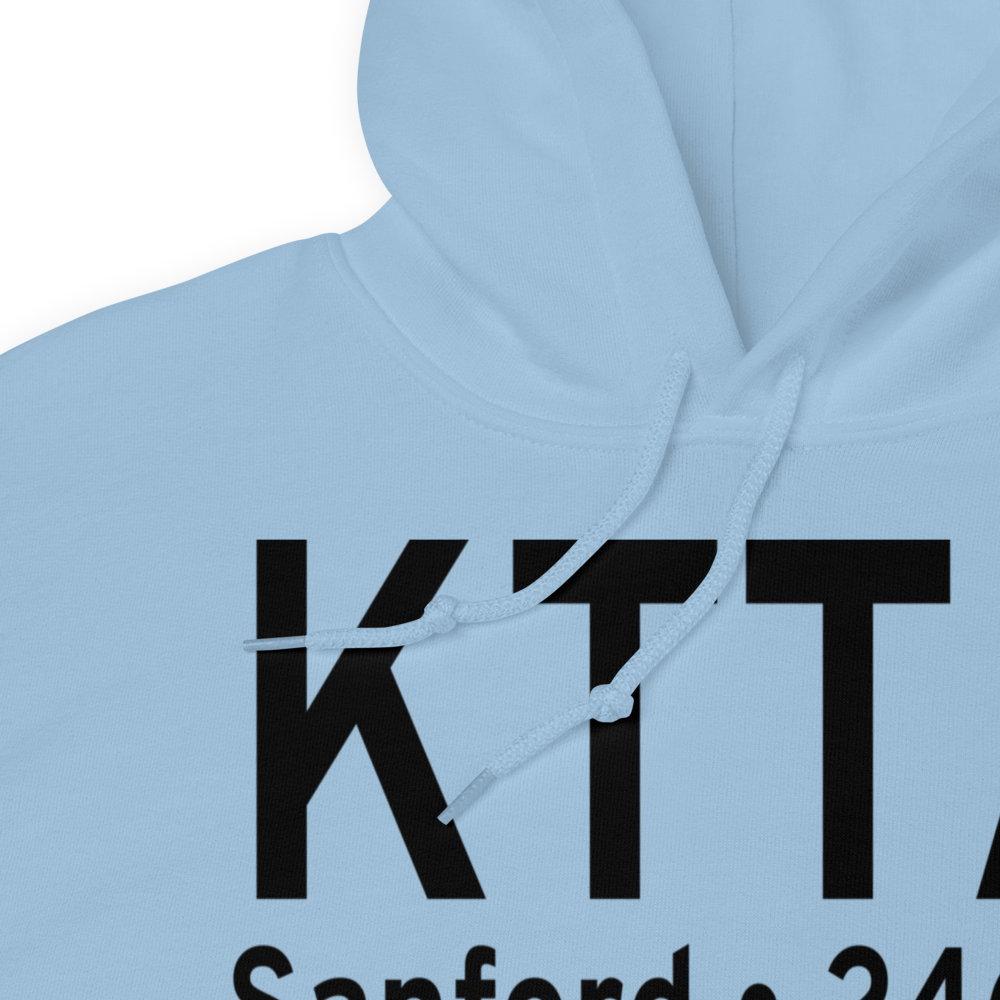 Sanford-Lee County Regional Airport (KTTA) ICAO Hoodie Sweatshirt 