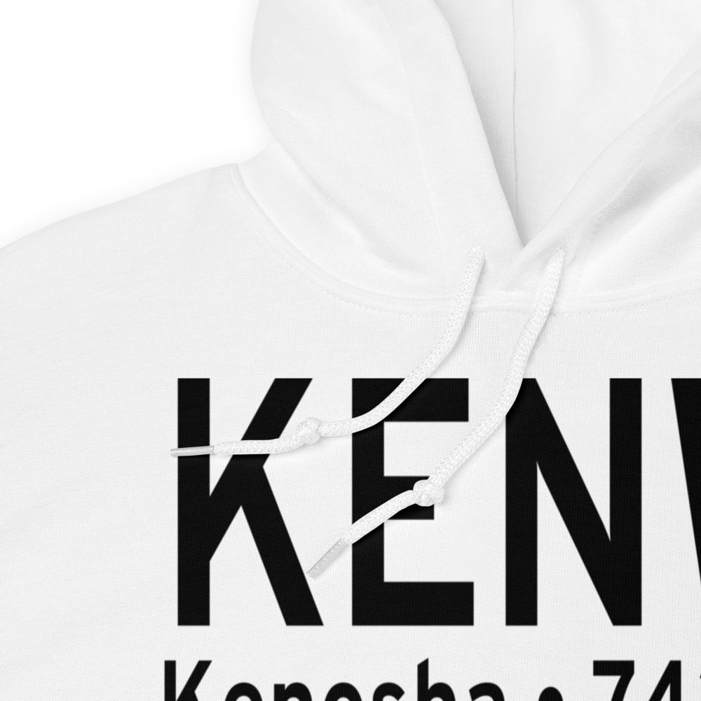 Kenosha Regional Airport (KENW) ICAO Hoodie Sweatshirt 