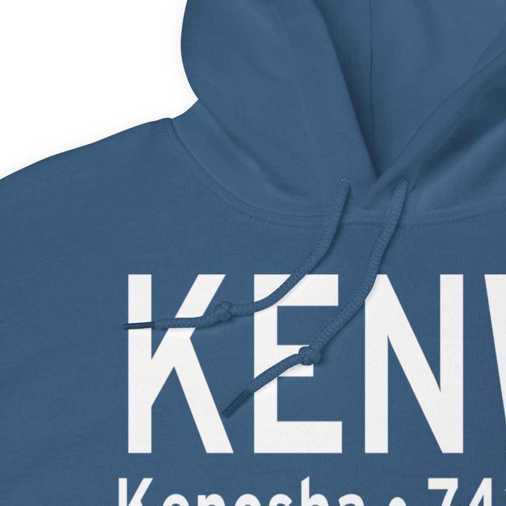 Kenosha Regional Airport (KENW) ICAO Hoodie Sweatshirt 