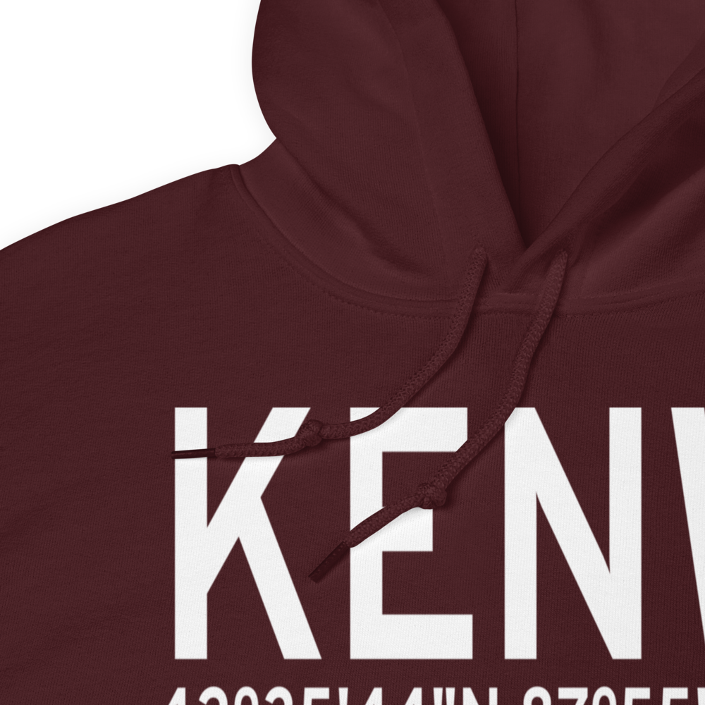 Kenosha Regional Airport (KENW) ICAO Hoodie Sweatshirt 