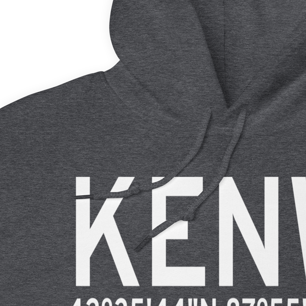 Kenosha Regional Airport (KENW) ICAO Hoodie Sweatshirt 