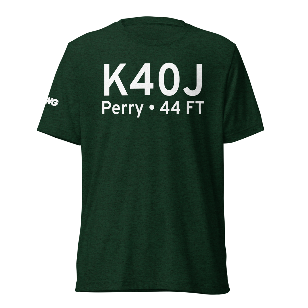 Perry-Foley Airport (K40J) ICAO Tri-blend T-Shirt 