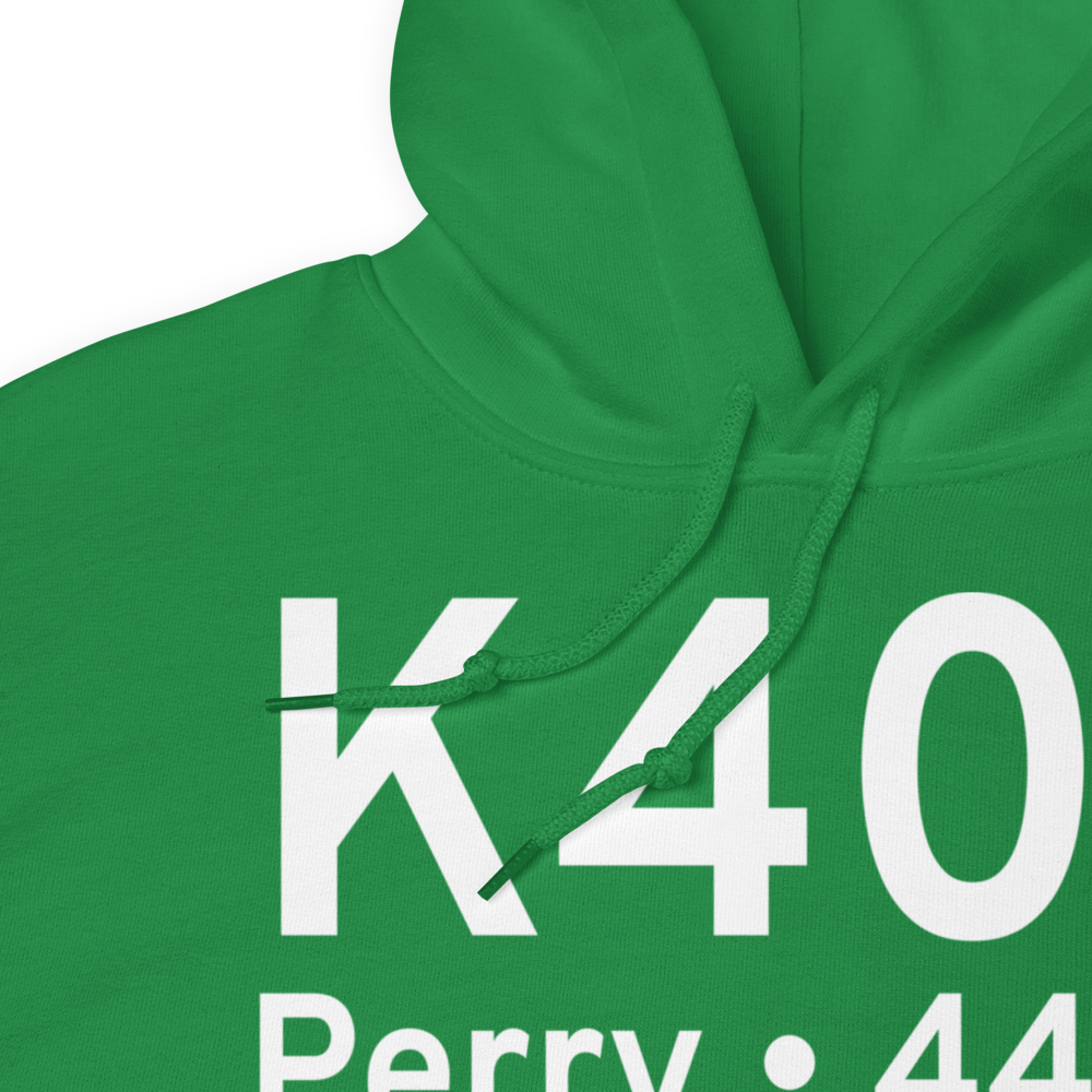 Perry-Foley Airport (K40J) ICAO Hoodie Sweatshirt 