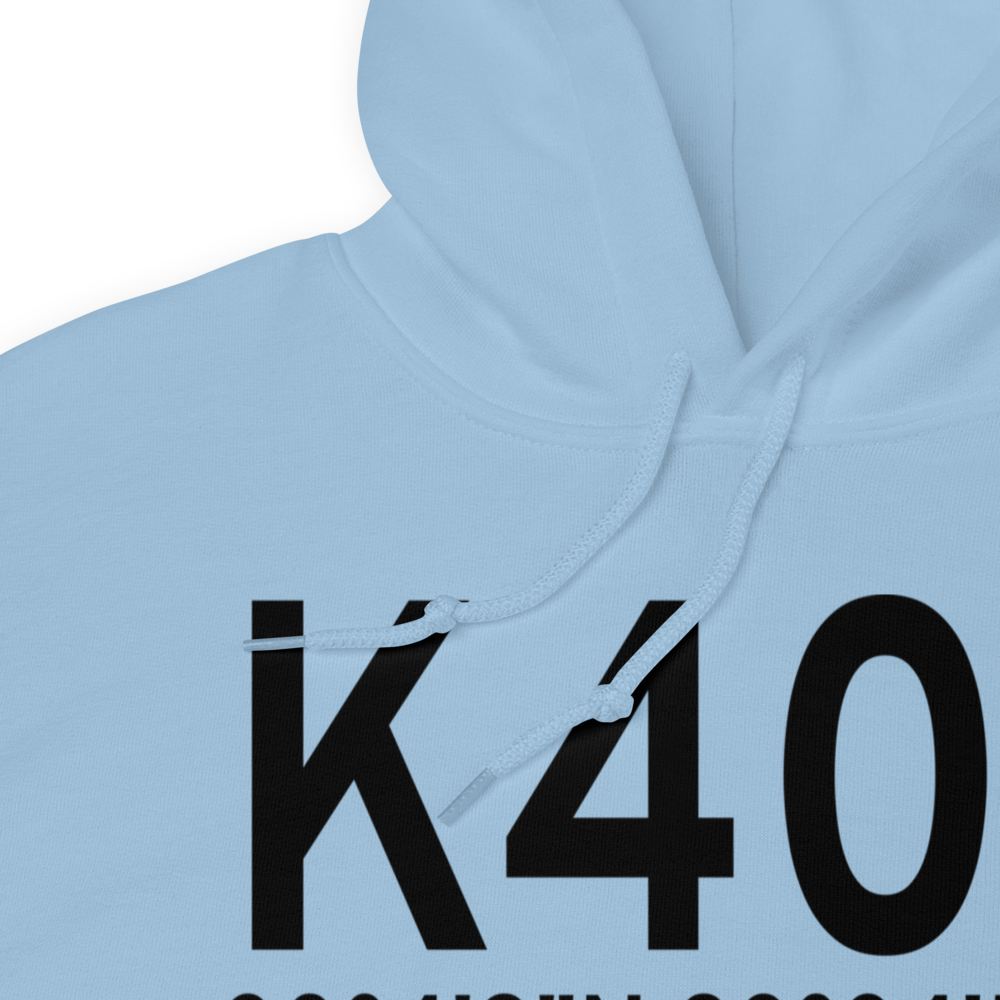 Perry-Foley Airport (K40J) ICAO Hoodie Sweatshirt 