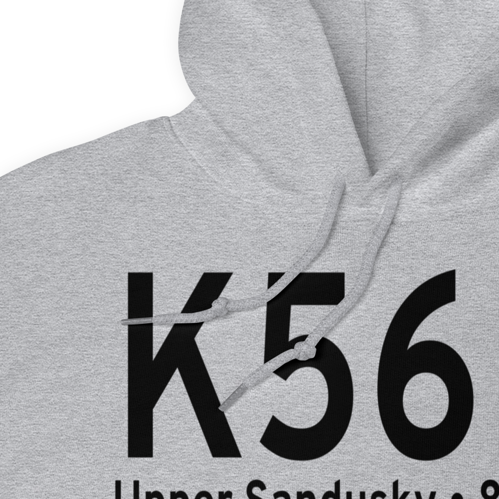 Wyandot County Airport (K56D) ICAO Hoodie Sweatshirt 