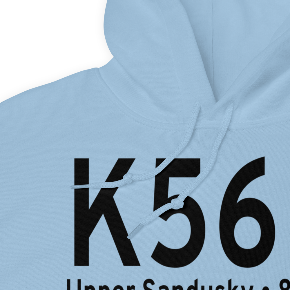 Wyandot County Airport (K56D) ICAO Hoodie Sweatshirt 