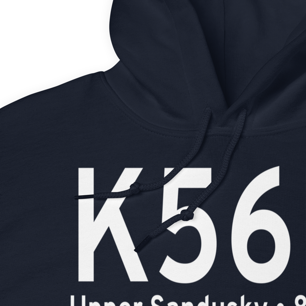 Wyandot County Airport (K56D) ICAO Hoodie Sweatshirt 