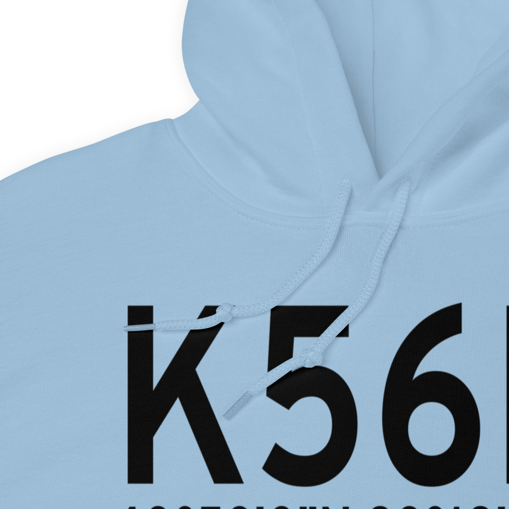 Wyandot County Airport (K56D) ICAO Hoodie Sweatshirt 