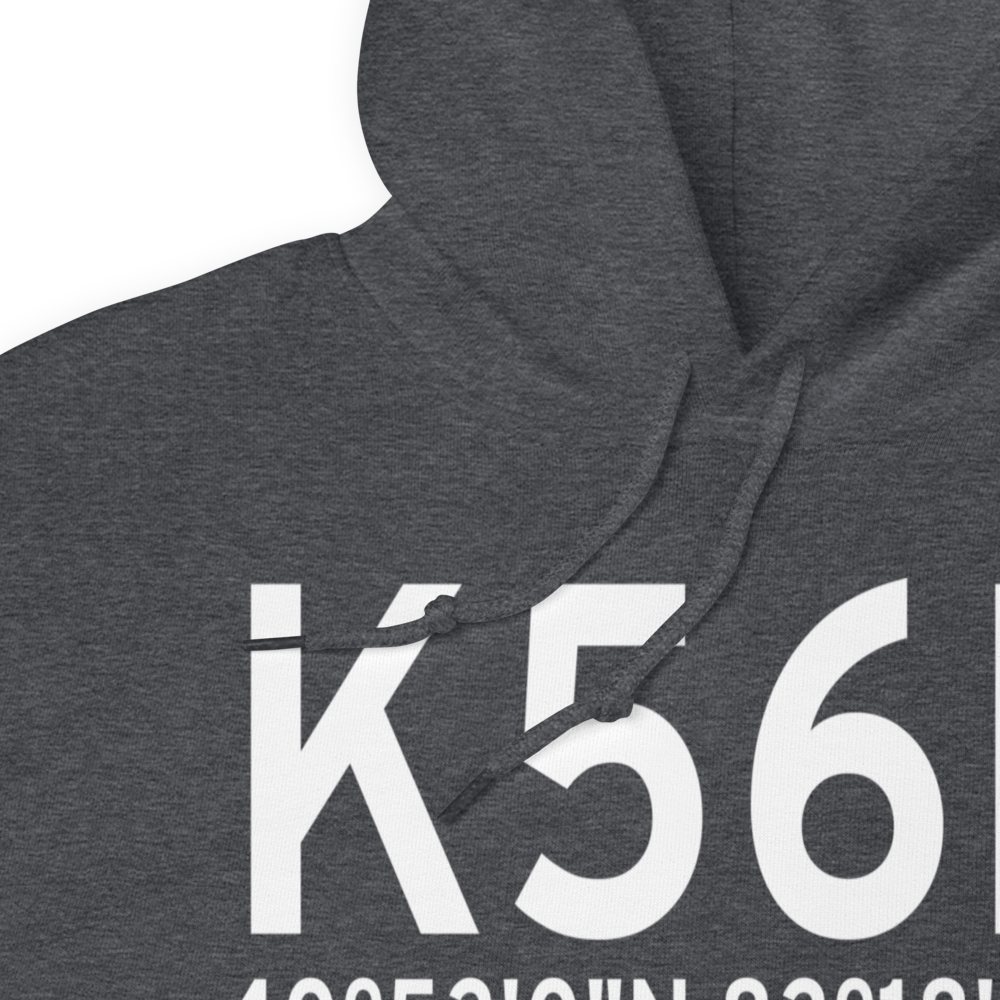 Wyandot County Airport (K56D) ICAO Hoodie Sweatshirt 