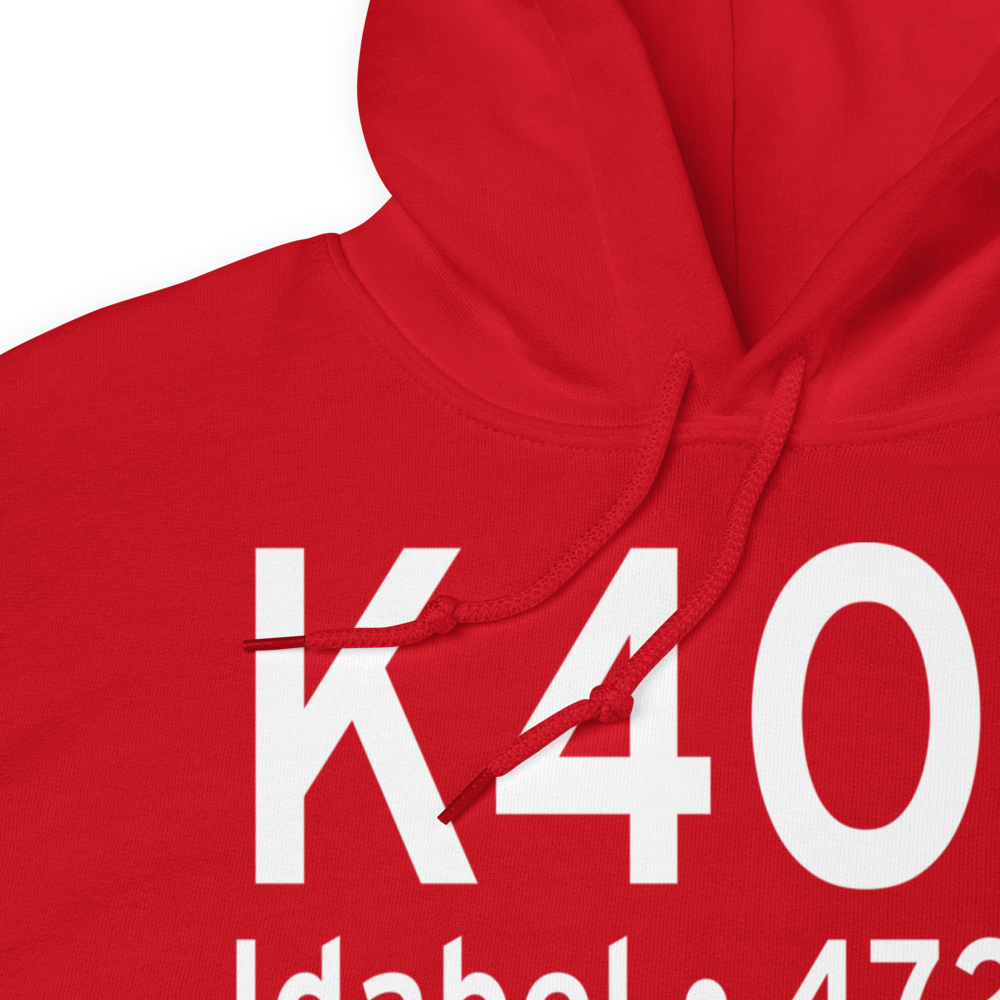 McCurtain County Regional Airport (K4O4) ICAO Hoodie Sweatshirt 