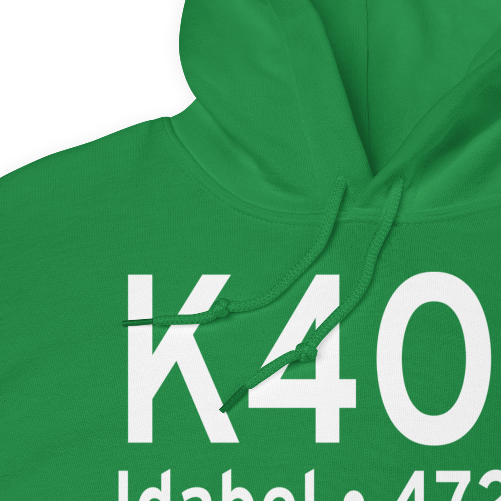 McCurtain County Regional Airport (K4O4) ICAO Hoodie Sweatshirt 