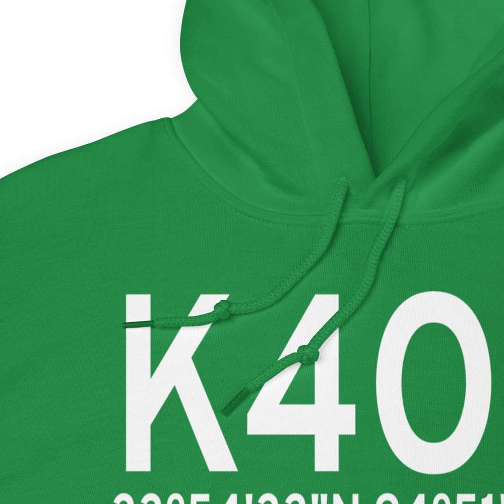 McCurtain County Regional Airport (K4O4) ICAO Hoodie Sweatshirt 