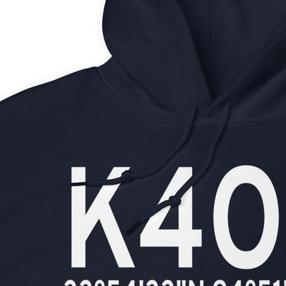 McCurtain County Regional Airport (K4O4) ICAO Hoodie Sweatshirt 