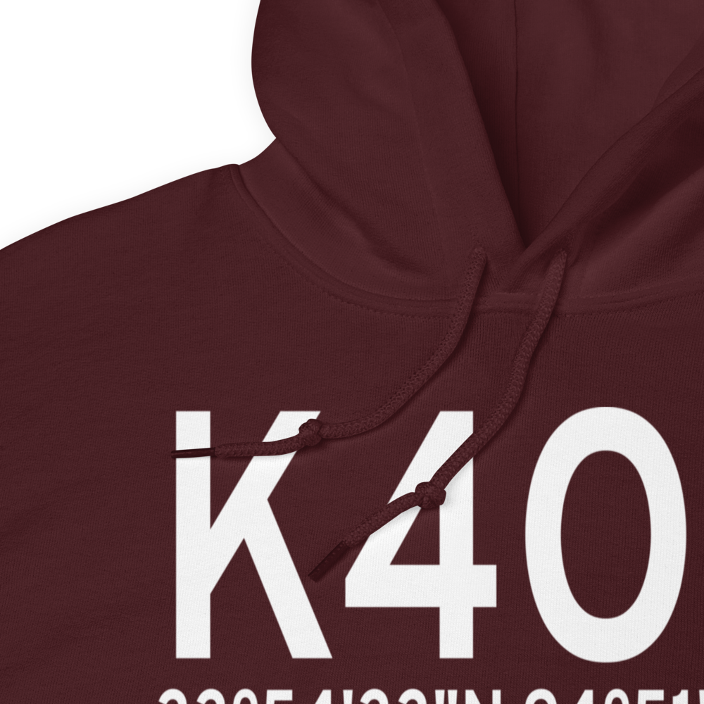 McCurtain County Regional Airport (K4O4) ICAO Hoodie Sweatshirt 