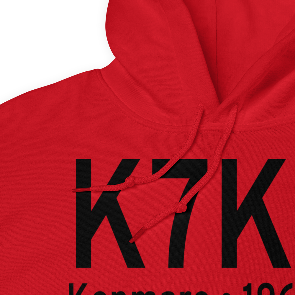 Kenmare Municipal Airport (K7K5) ICAO Hoodie Sweatshirt 