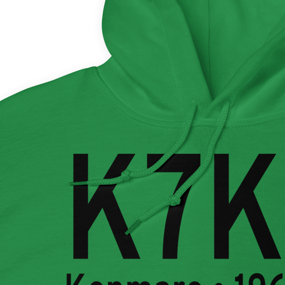 Kenmare Municipal Airport (K7K5) ICAO Hoodie Sweatshirt 