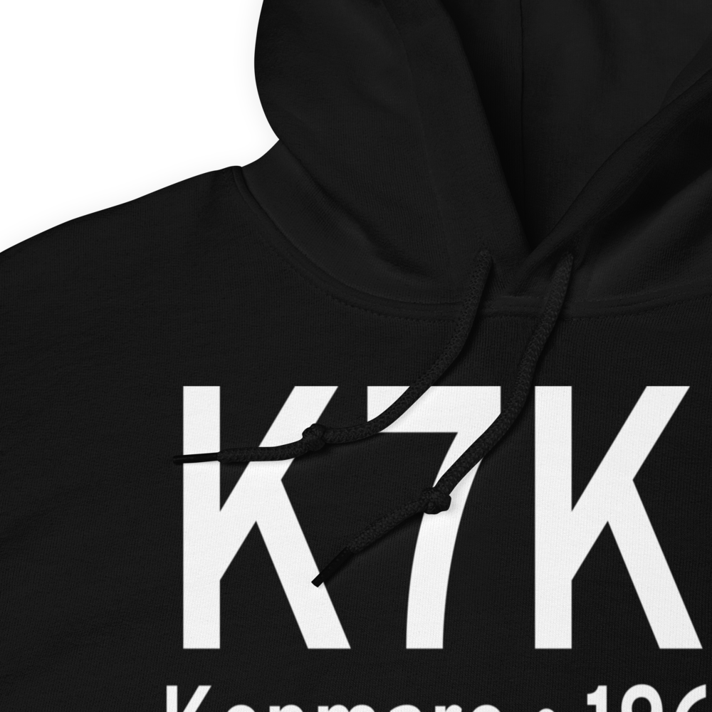 Kenmare Municipal Airport (K7K5) ICAO Hoodie Sweatshirt 