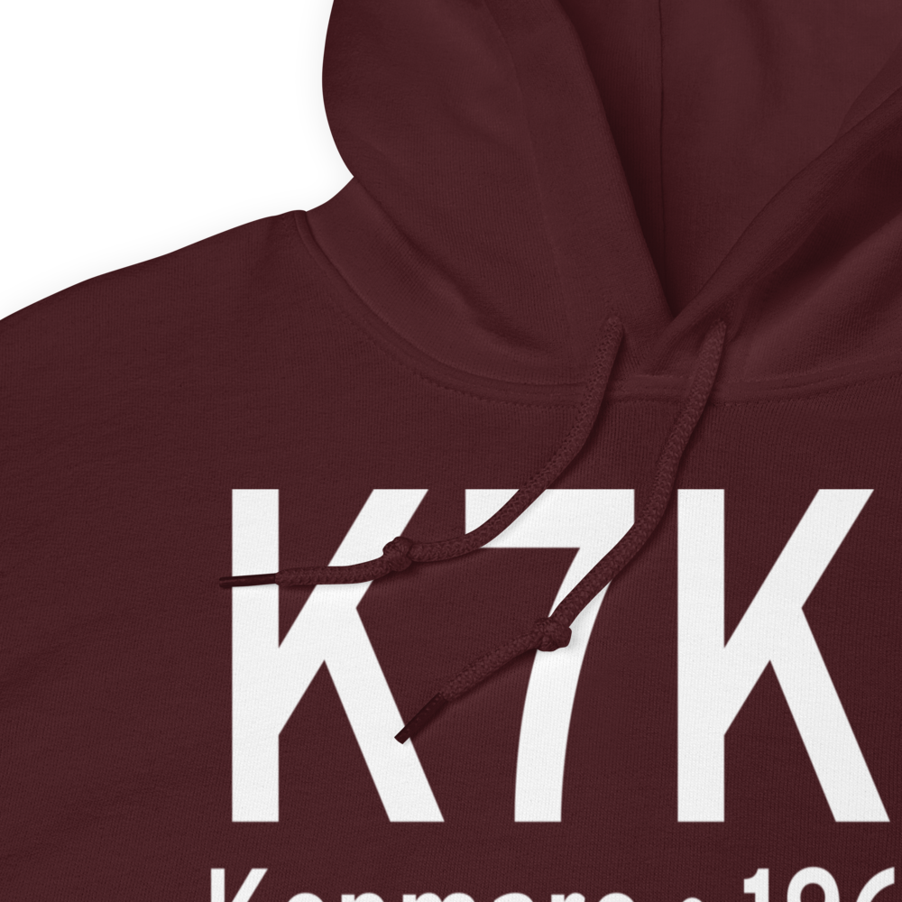 Kenmare Municipal Airport (K7K5) ICAO Hoodie Sweatshirt 