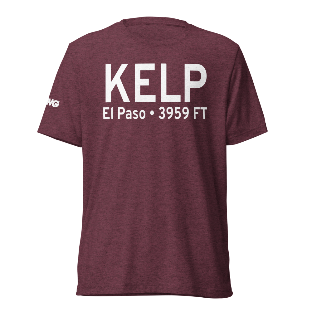 El Paso International Airport (KELP) ICAO Tri-blend T-Shirt 