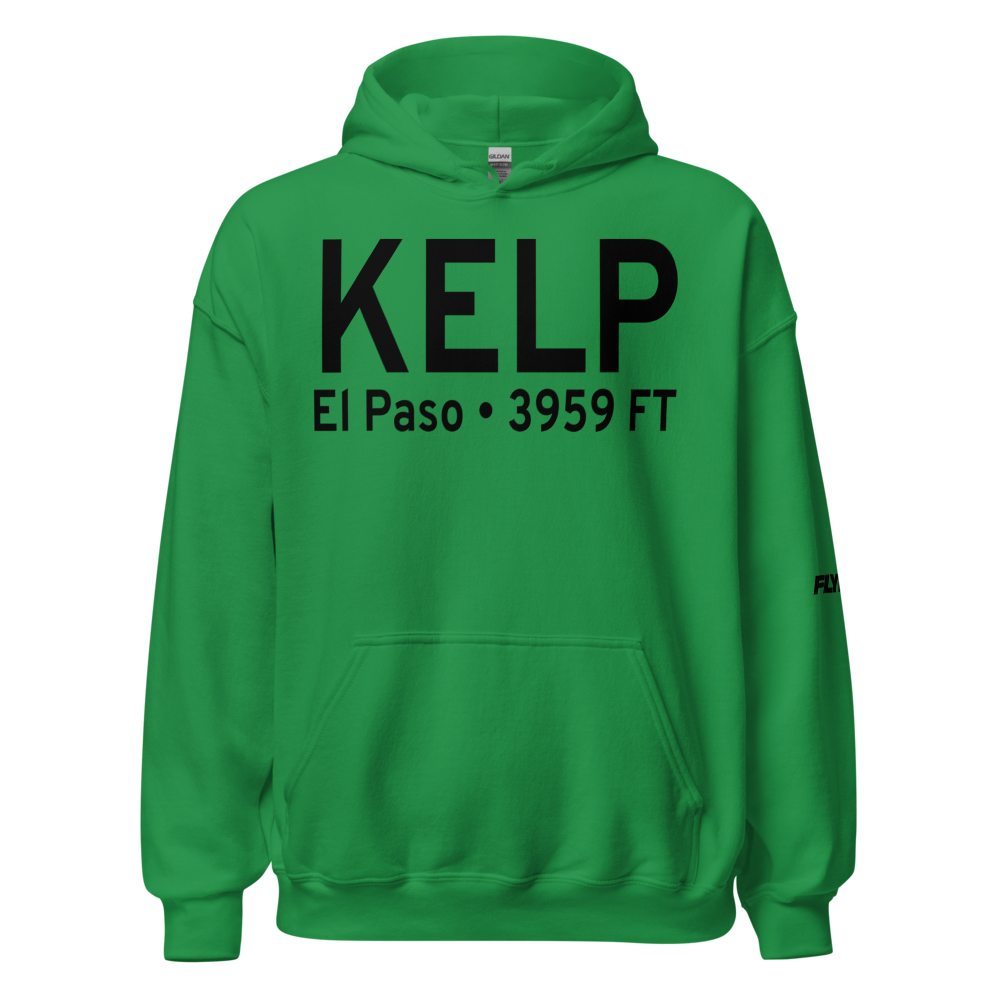 El Paso International Airport (KELP) ICAO Hoodie Sweatshirt 