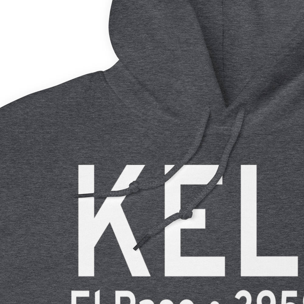 El Paso International Airport (KELP) ICAO Hoodie Sweatshirt 