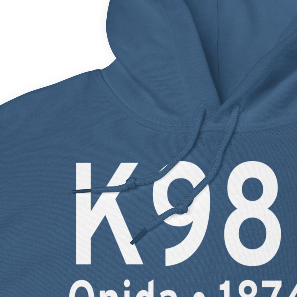 Onida Municipal Airport (K98D) ICAO Hoodie Sweatshirt 