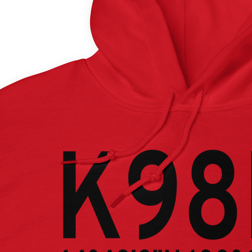 Onida Municipal Airport (K98D) ICAO Hoodie Sweatshirt 