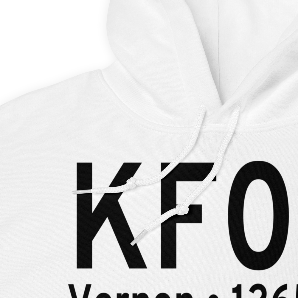 Wilbarger County Airport (KF05) ICAO Hoodie Sweatshirt 