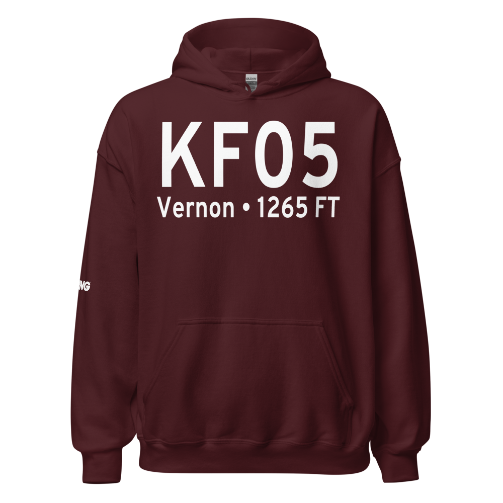 Wilbarger County Airport (KF05) ICAO Hoodie Sweatshirt 