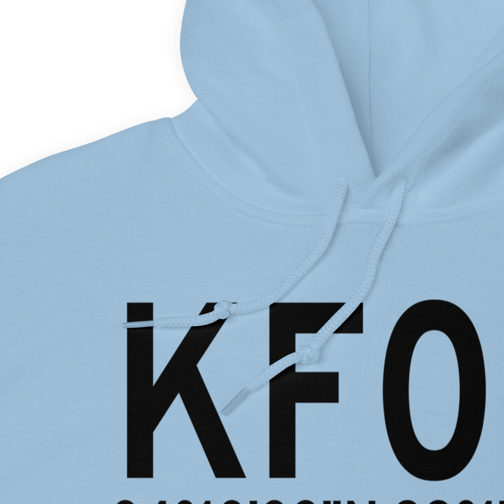 Wilbarger County Airport (KF05) ICAO Hoodie Sweatshirt 