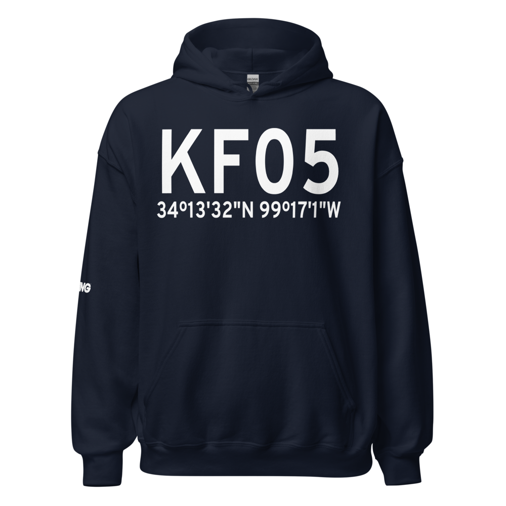Wilbarger County Airport (KF05) ICAO Hoodie Sweatshirt 