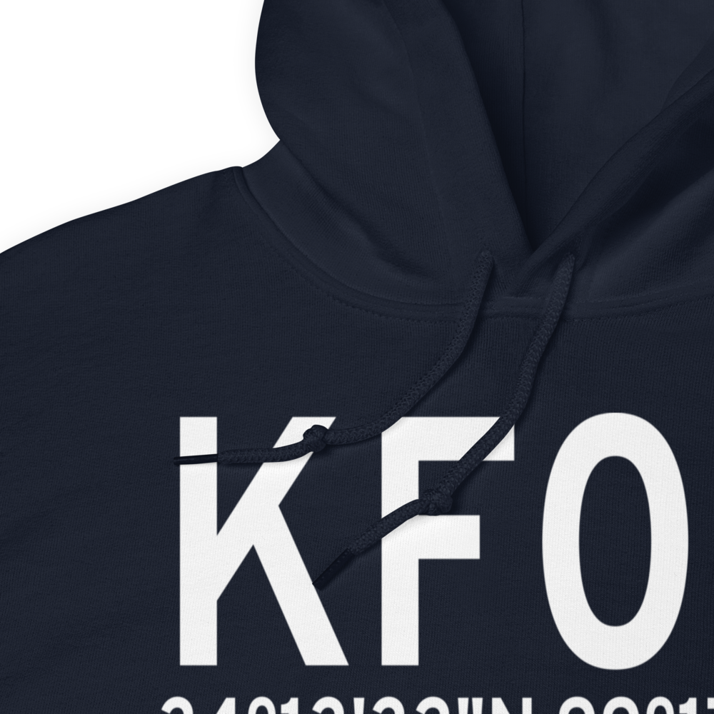 Wilbarger County Airport (KF05) ICAO Hoodie Sweatshirt 