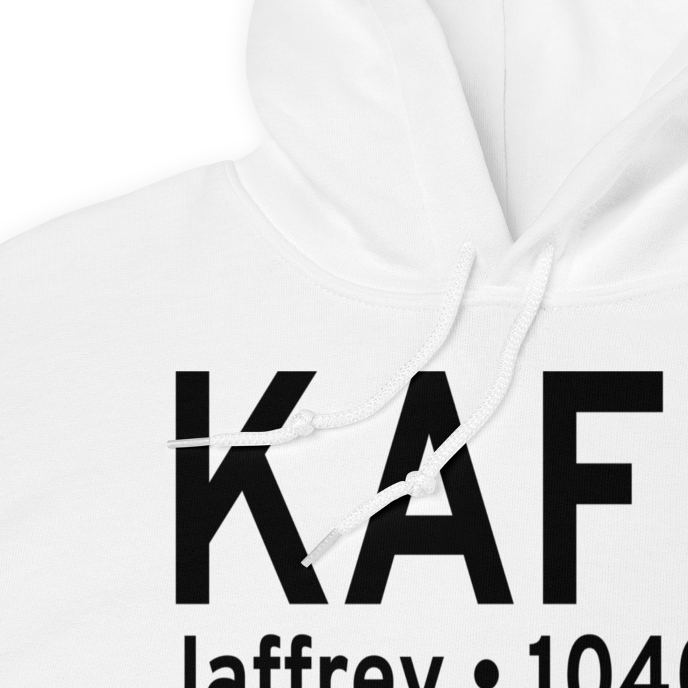Jaffrey Airport Silver Ranch Airport (KAFN) ICAO Hoodie Sweatshirt 