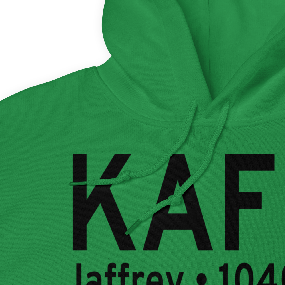 Jaffrey Airport Silver Ranch Airport (KAFN) ICAO Hoodie Sweatshirt 
