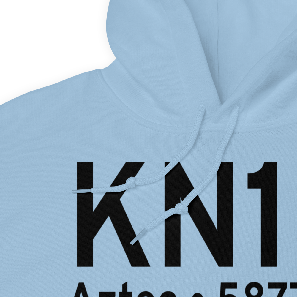 Aztec Municipal Airport (KN19) ICAO Hoodie Sweatshirt 