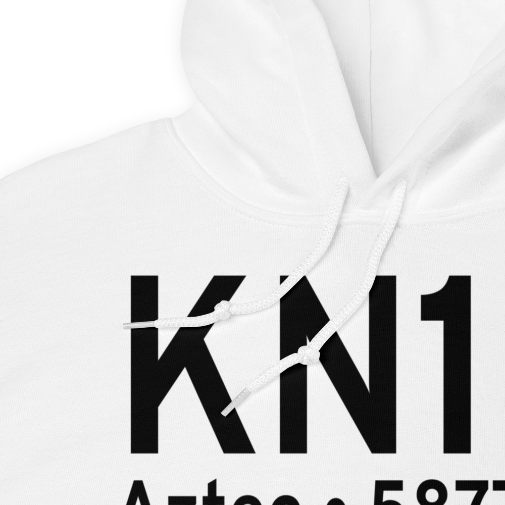 Aztec Municipal Airport (KN19) ICAO Hoodie Sweatshirt 