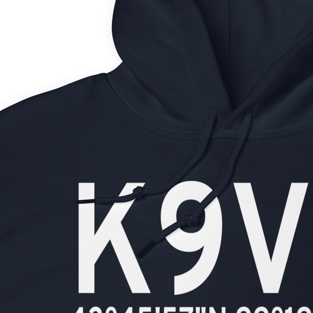 Chamberlain Municipal Airport (K9V9) ICAO Hoodie Sweatshirt 