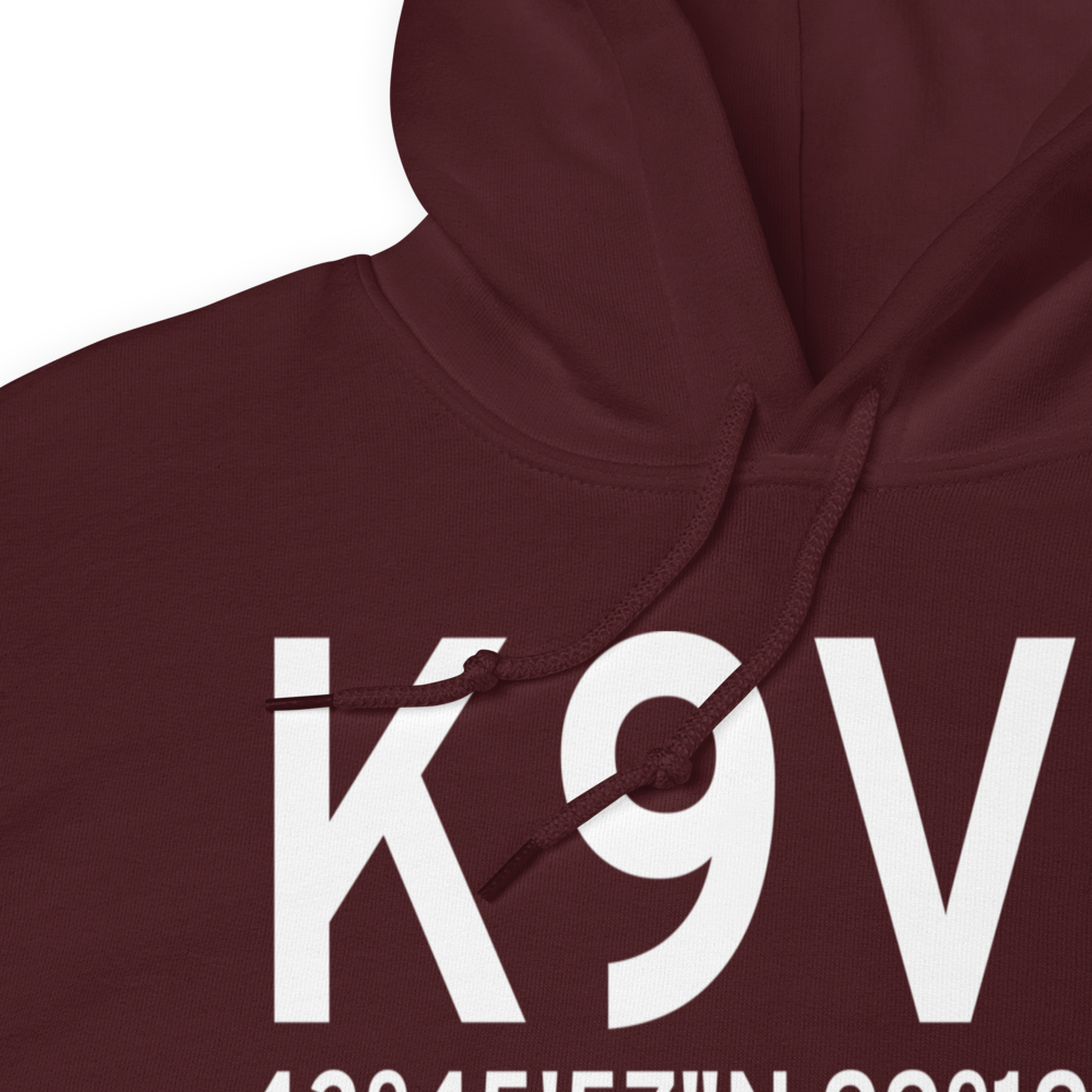 Chamberlain Municipal Airport (K9V9) ICAO Hoodie Sweatshirt 