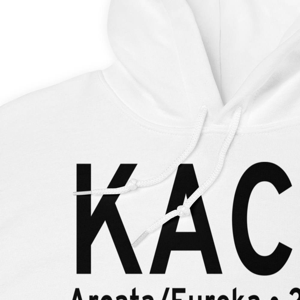 California Redwood Coast-Humboldt County Airport (KACV) ICAO Hoodie Sweatshirt 