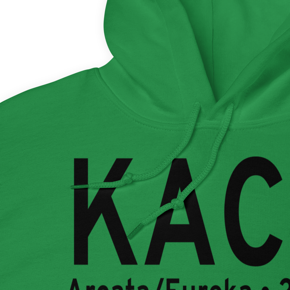 California Redwood Coast-Humboldt County Airport (KACV) ICAO Hoodie Sweatshirt 