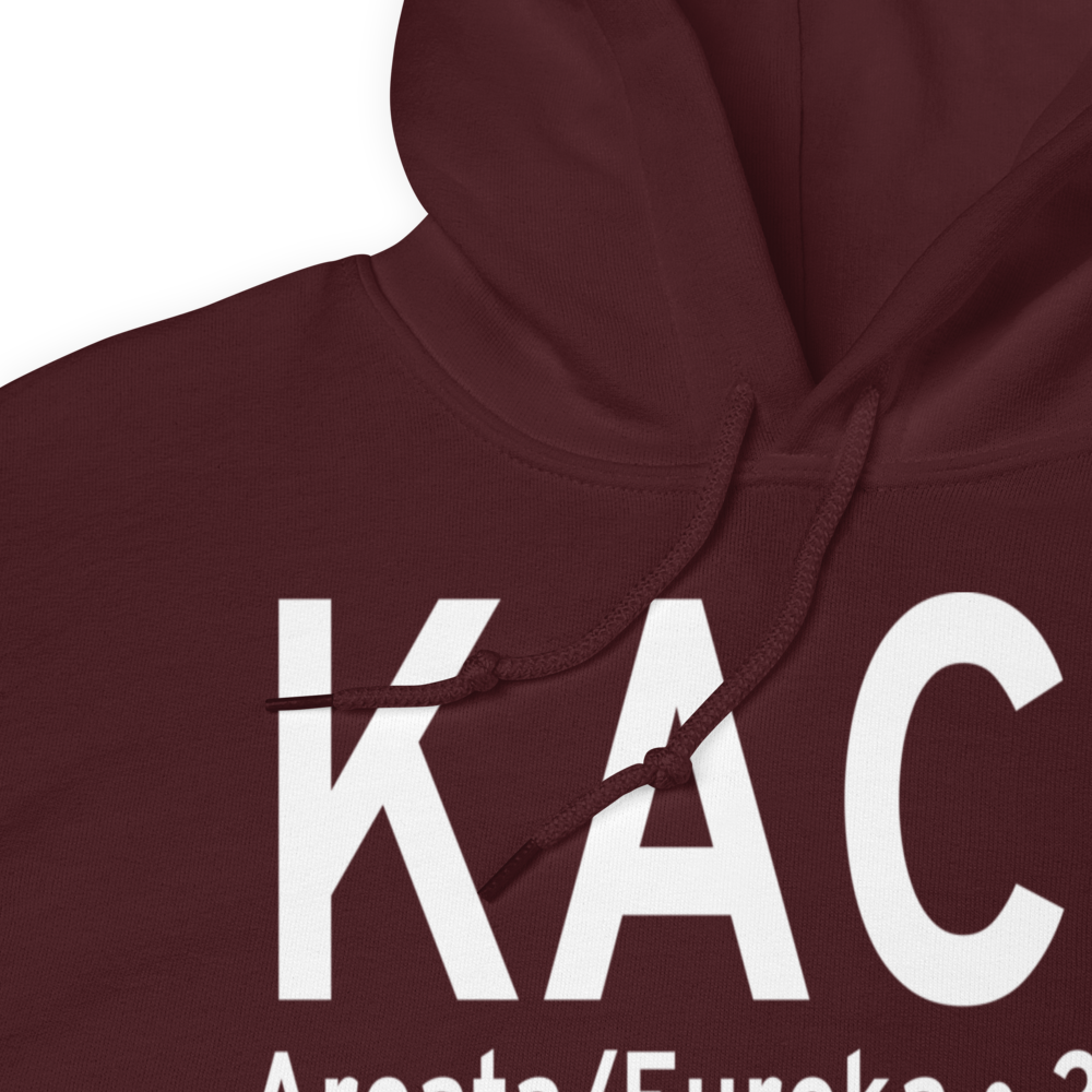 California Redwood Coast-Humboldt County Airport (KACV) ICAO Hoodie Sweatshirt 
