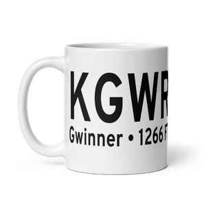Gwinner Roger Melroe Field (KGWR) ICAO Mug